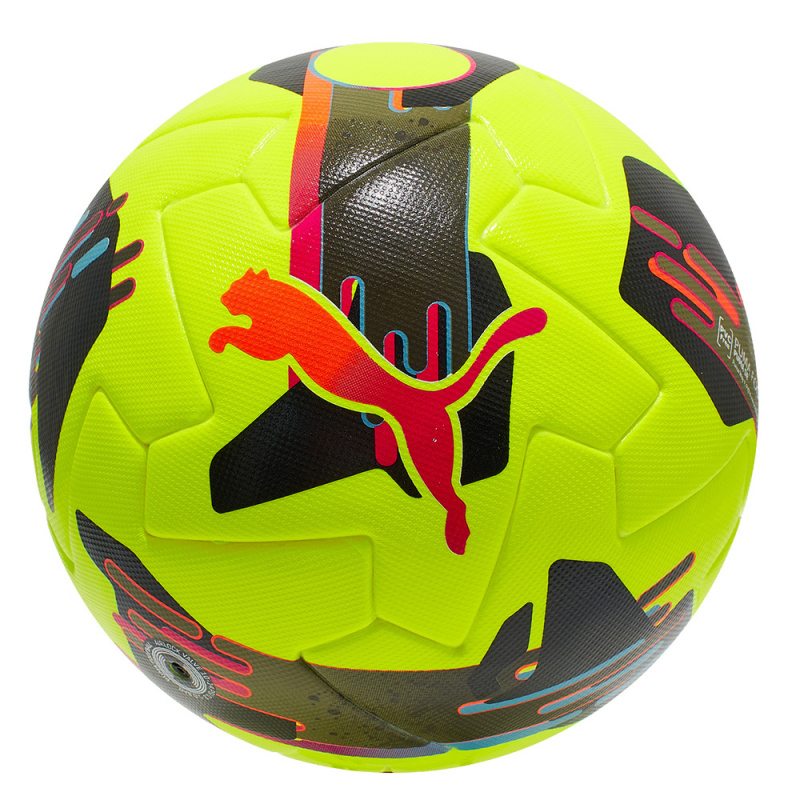 Мяч футб. PUMA Orbita 2 TB, 08432303, р.5, FIFA Quality Pro, 12 пан., ТПУ, термосшивка, желто-черный