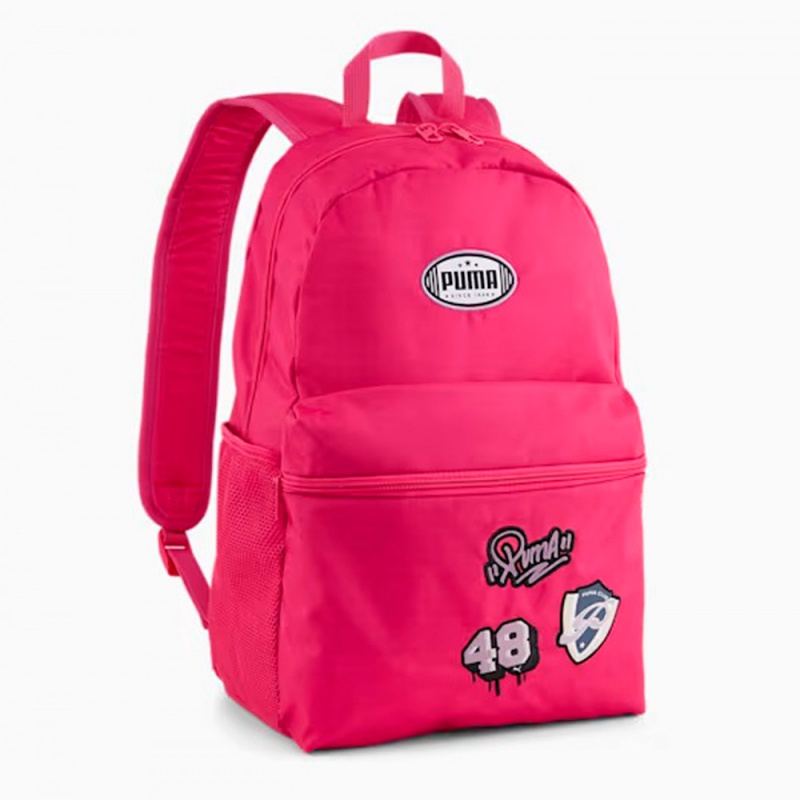 Рюкзак спорт. PUMA Patch Backpack, 09080302, полиэстер, фуксия