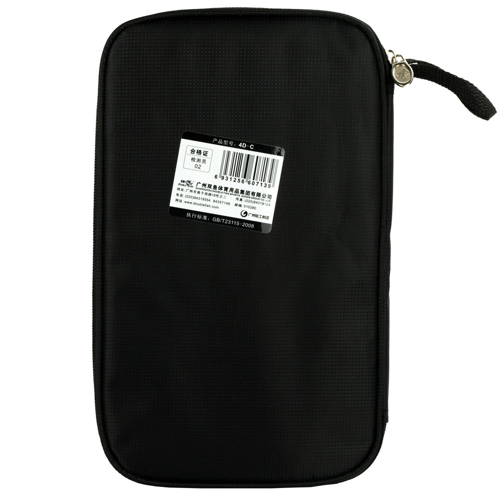 Ракетка для н/т DOUBLE FISH 4D-C, для любителей, накладка 2 мм, конич. ручка + чехол