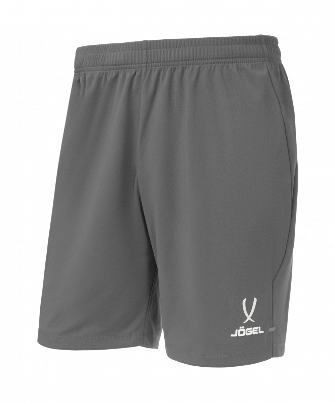 Шорты тренировочные без карманов JOGEL PREMIER PerFormDRY Training Shorts, темно-серый, размер L