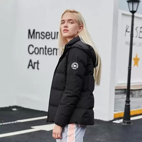 Пуховик KELME Women's Hooded Down Jacket Black
