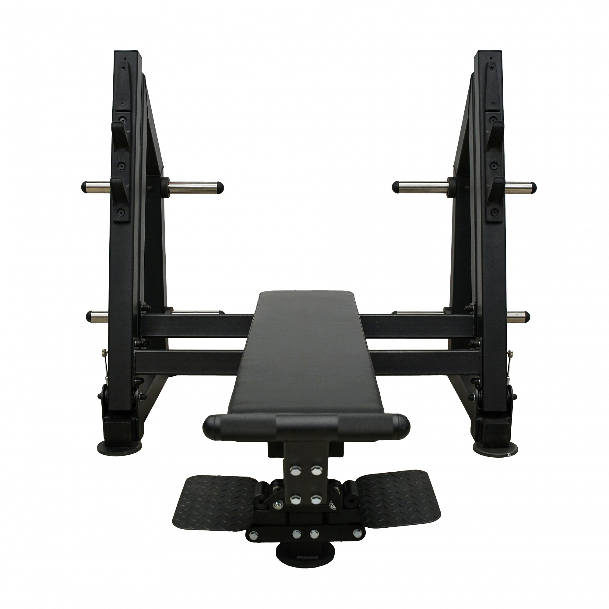 Скамья для жима лёжа с доводчиком, упором и подставкой для ног BRONZE GYM PARTNER ML-901