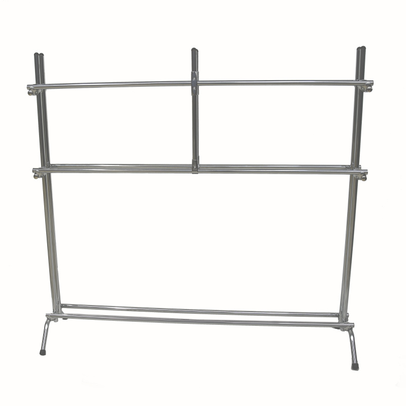 Мобильная подставка для ковриков на 30-40 шт.,160х35х160см.