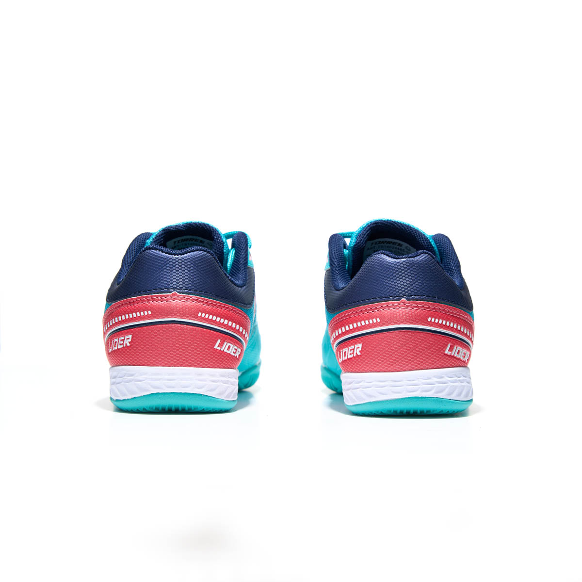 Бутсы зальные TORRES LIDER детские, TS14624485-32, р.32, ПУ, текстиль, бирюзовый