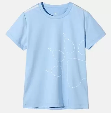 Детская футболка KELME Boys Short Sleeve T-Shirt Light Blue