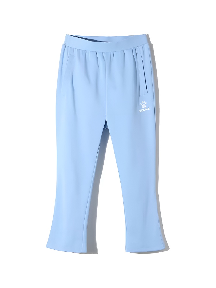 Детские брюки KELME Girl's Knitted Cropped Trousers Light Blue