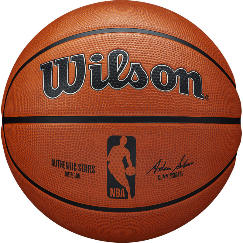 Мяч баск. WILSON NBA Authentic, WTB7300XB07, р.7, резина, оранжевый