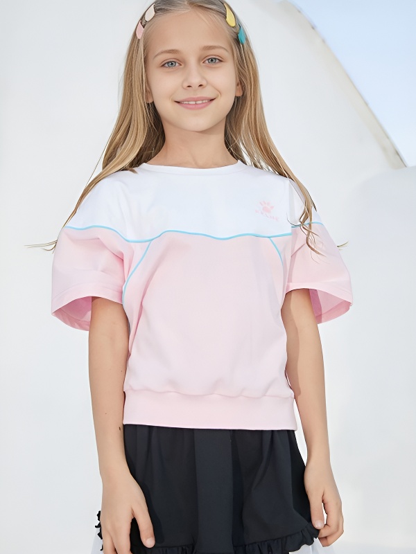 Детская футболка KELME Short Sleeve T-Shirt Kid Light Pink