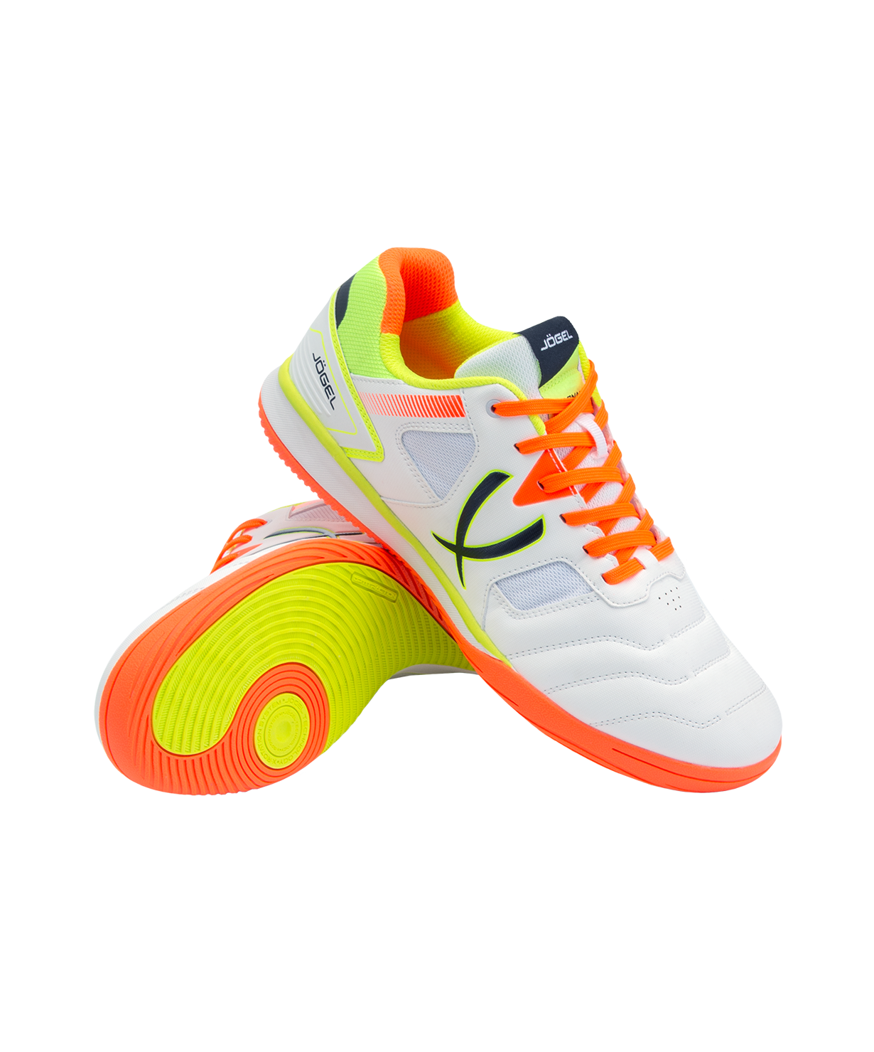 Бутсы зальные JOGEL Tornado 2.0 White/orange