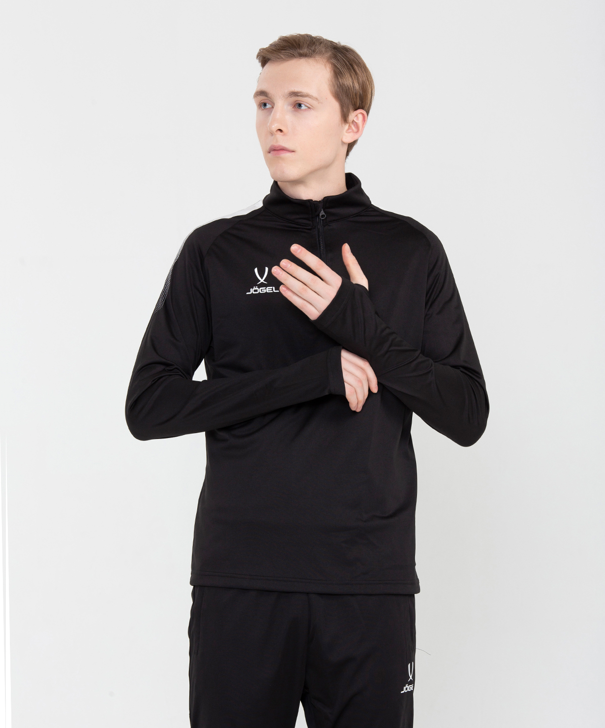 Джемпер тренировочный CAMP Training Top 1/4 Zip, черный, размер L