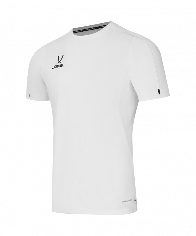 Футболка тренировочная JOGEL PREMIER PerFormDRY Training Poly Tee, белый, размер L