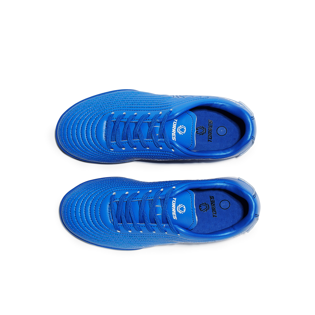 Бутсы зальные TORRES FLEX KID детские, TS134233-327-28, р.28, резина,ПУ,текстиль, синий