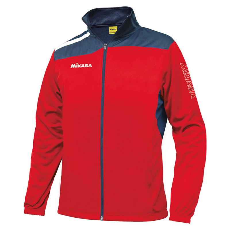 Куртка от костюма муж. MIKASA MT707-0620-3XL, р.3XL, 100% полиэстер,  красно-сине-белый