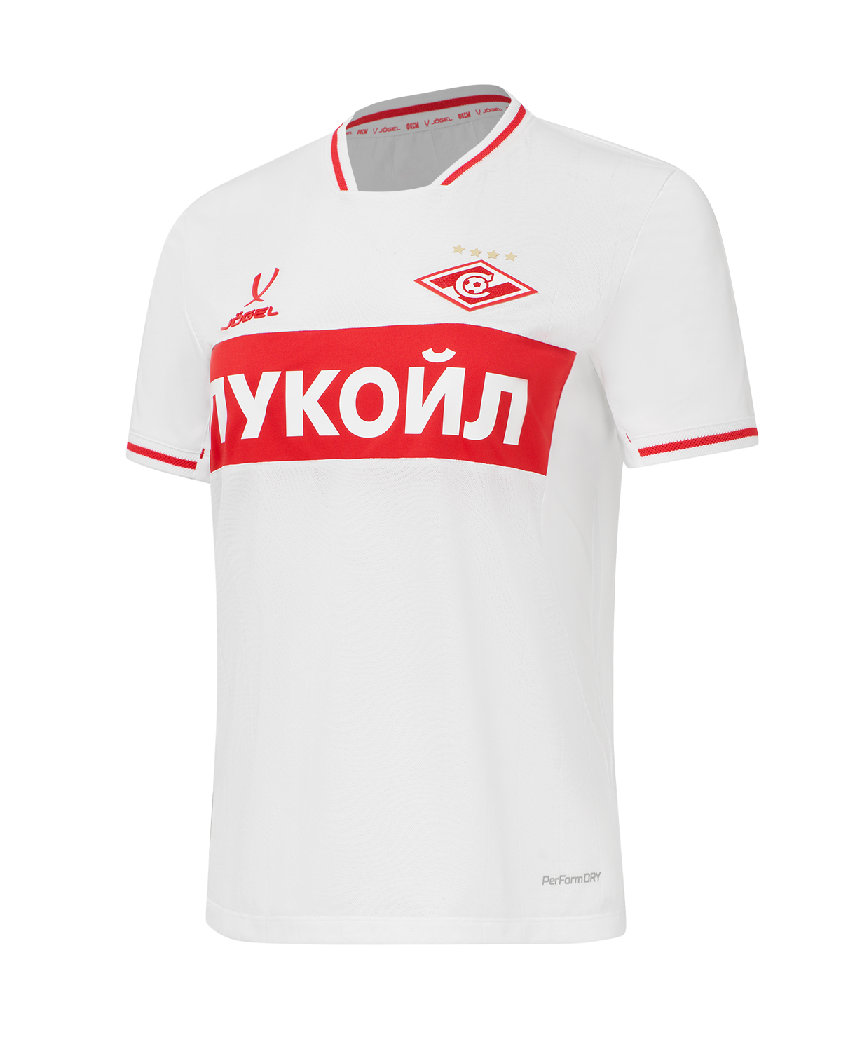 Футболка игровая JOGEL PerFormDRY Spartak 25 Away Jersey W, белый