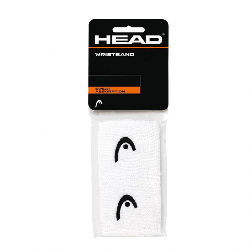 Напульсники HEAD 2,5", 285050-WH, ширина 7 см, 90% нейлон, 10% эластан, пара, белый