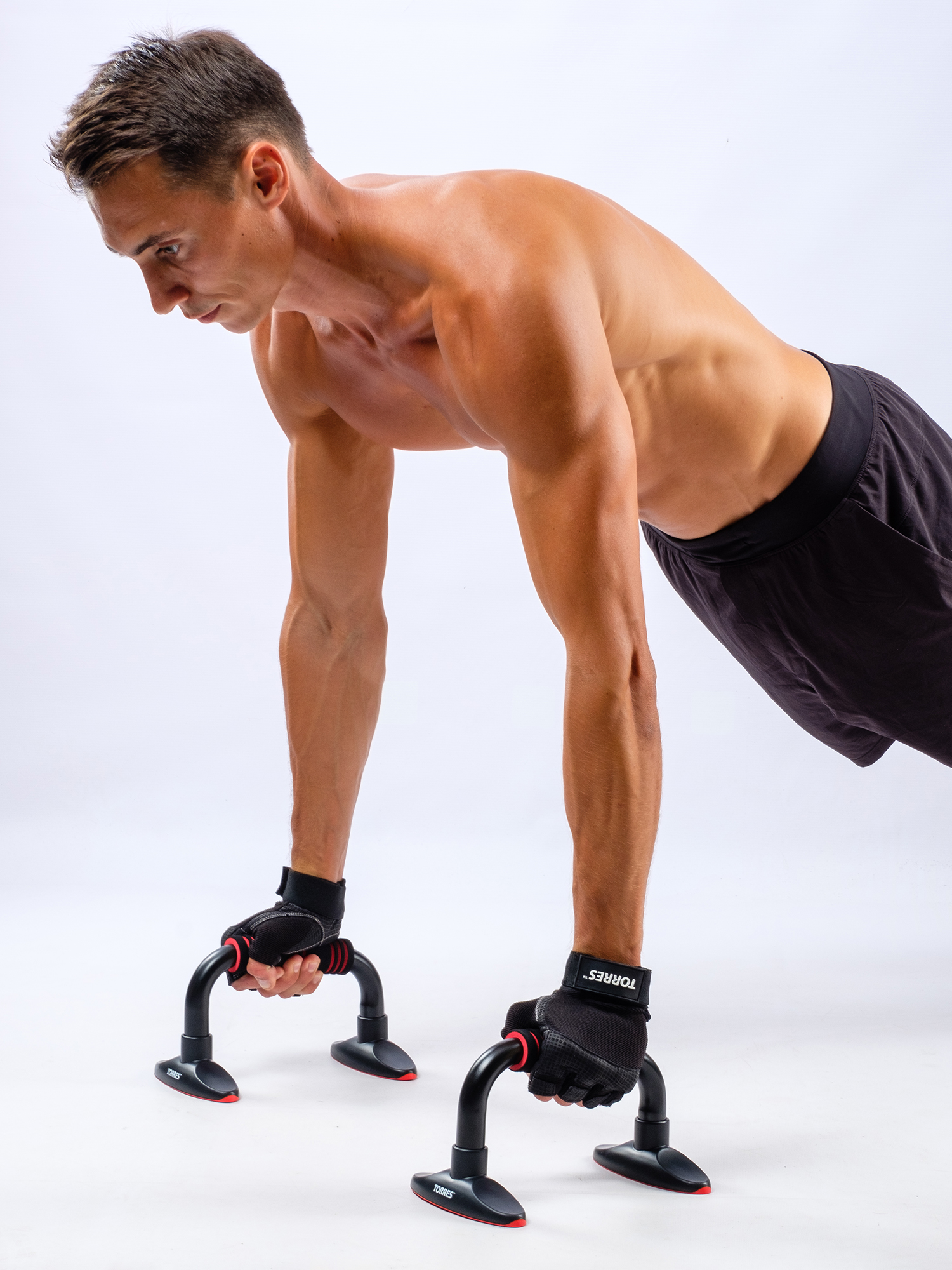 Перчатки для занятий спортом TORRES, PL6051XL, р.XL,нейлон,нат.кожа, подбив.6мм, напульсник,чер