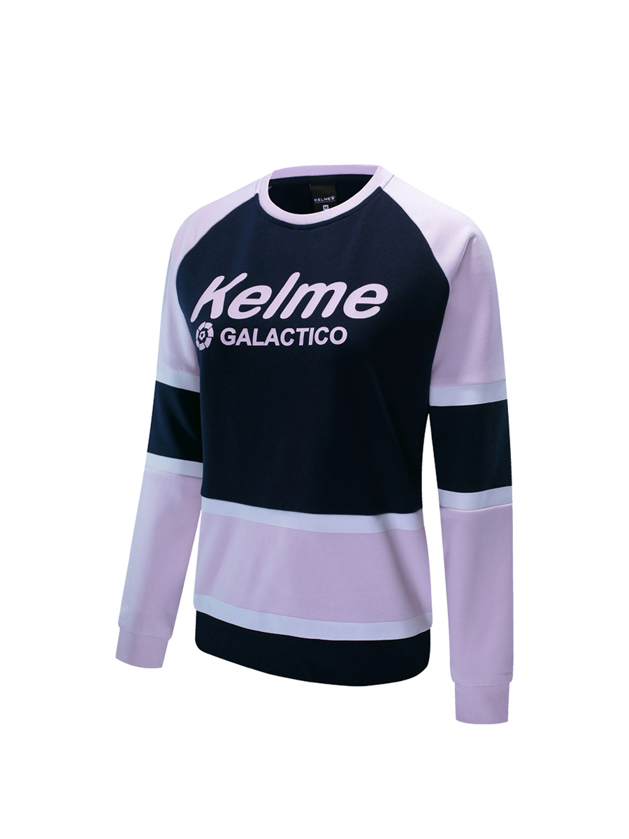 Свитшот KELME Women's Round Neck Sweater (Dark Blue/Pink)