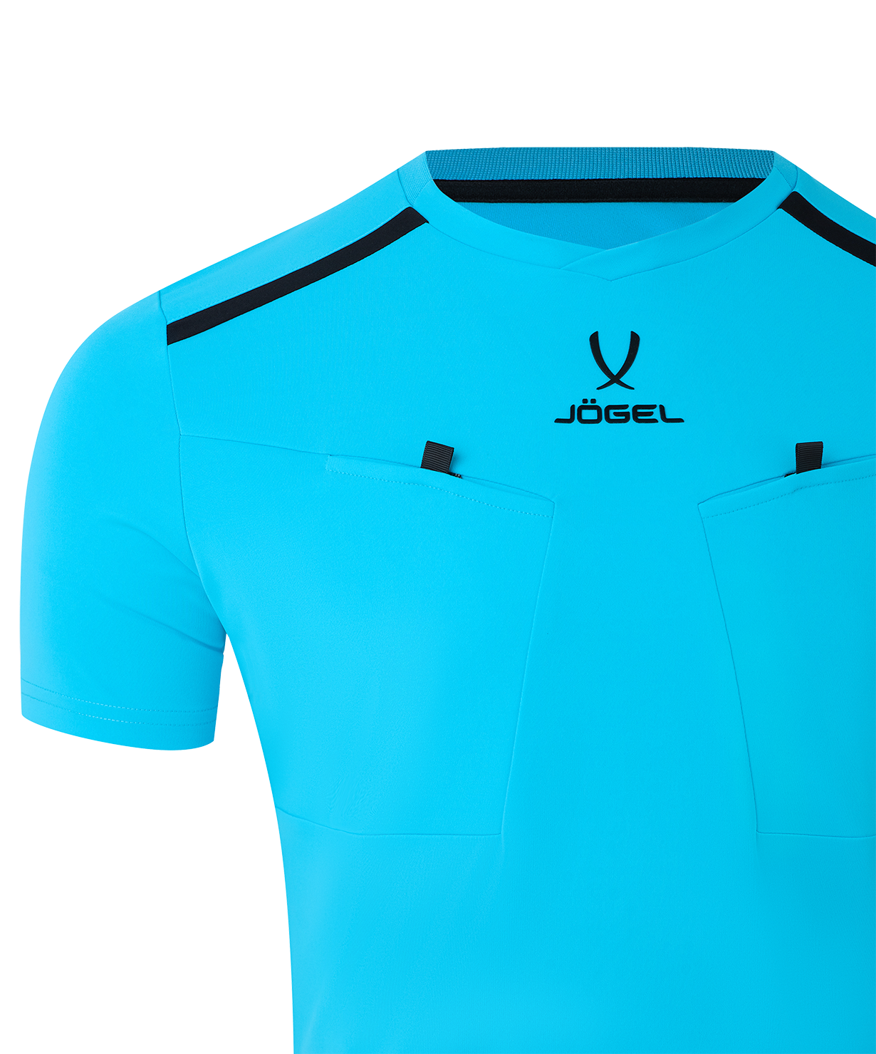 Футболка судейская JOGEL DIVISION PerFormDRY Referee Tee, голубой, размер L