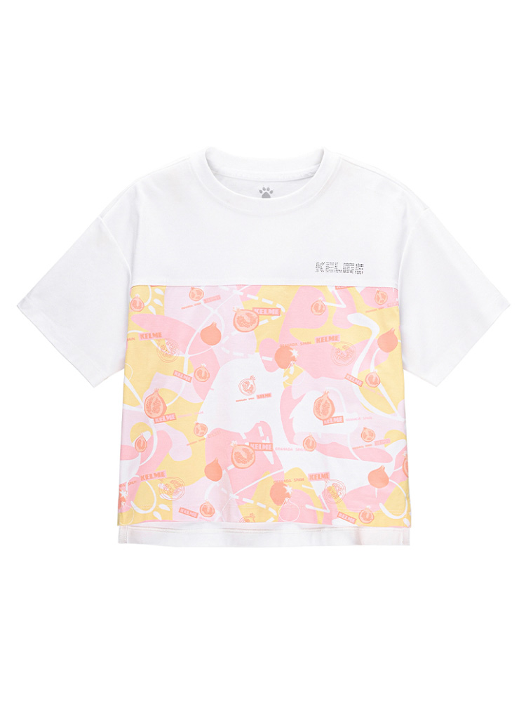 Футболка KELME Short Sleeve T-Shirt Kid White
