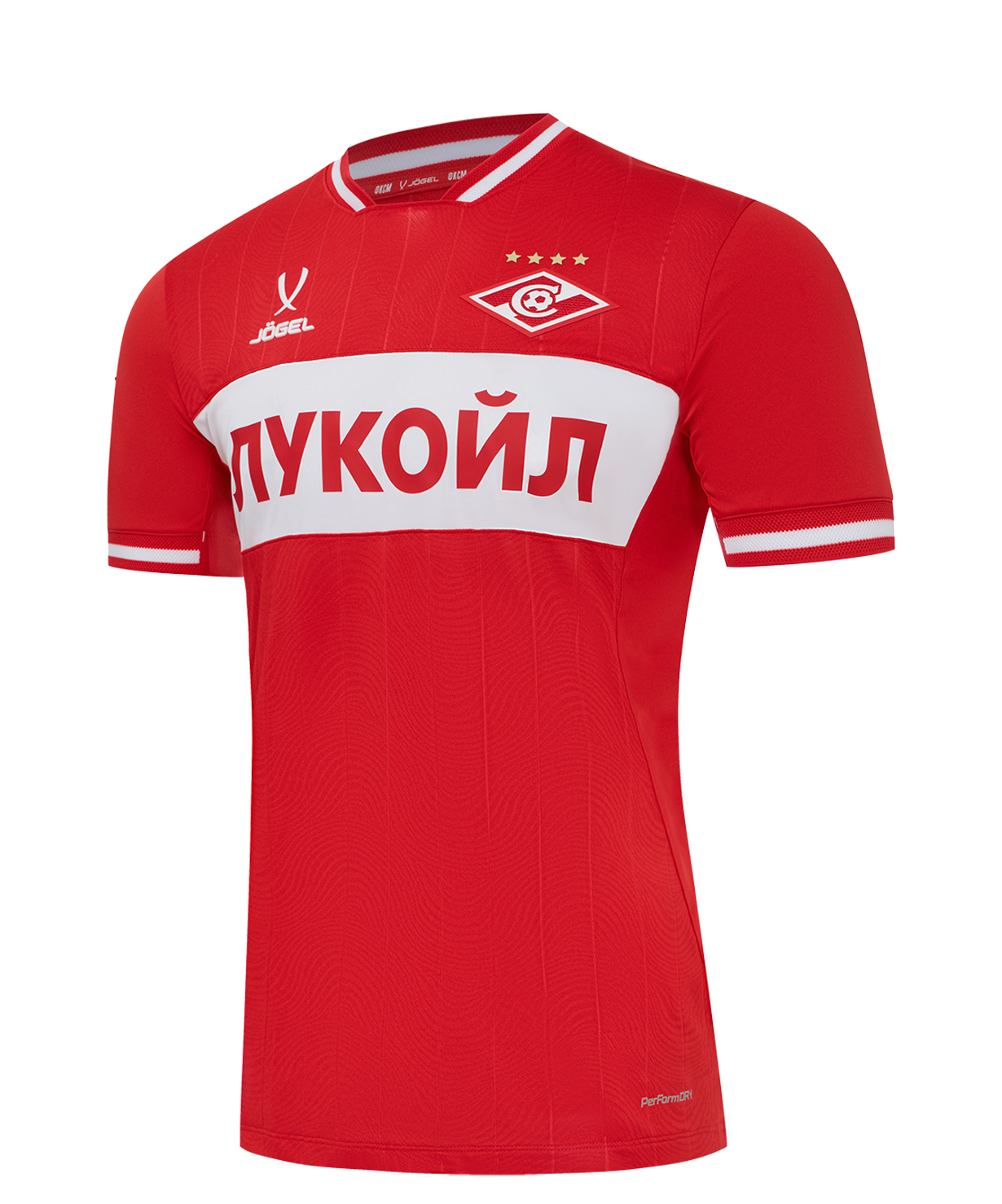 Футболка игровая JOGEL PerFormDRY Spartak 25 Home Jersey, красный