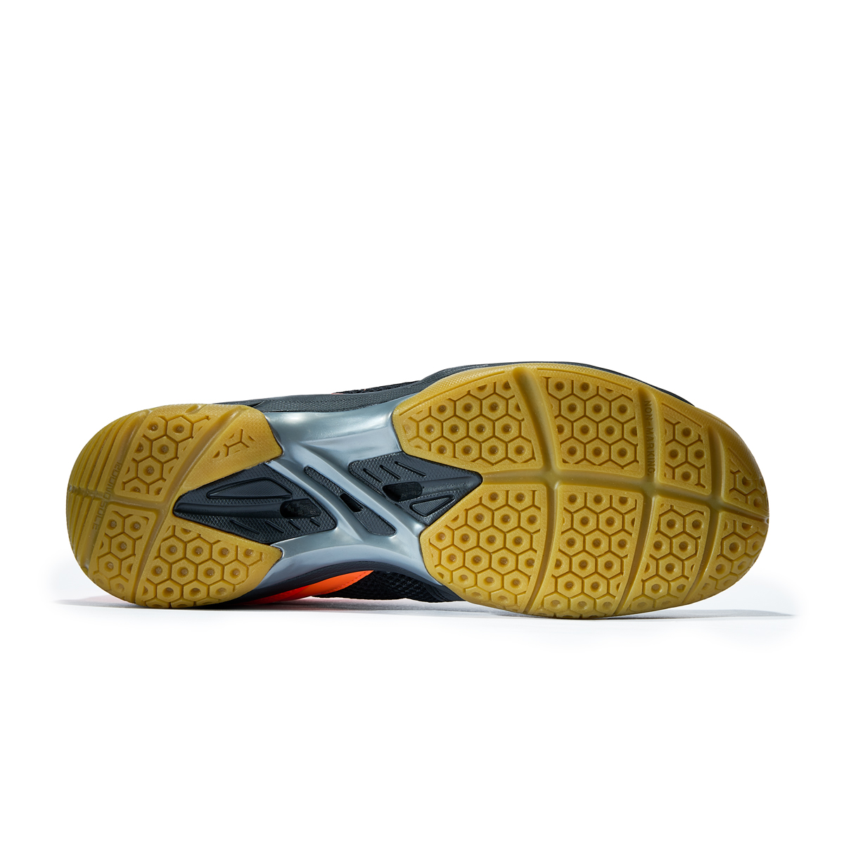 Бутсы зальные TORRES MAXIMA, TS134231-186-38, р.38, ЭВА,резина,ПУ,текстиль, чёрно-оранжевый