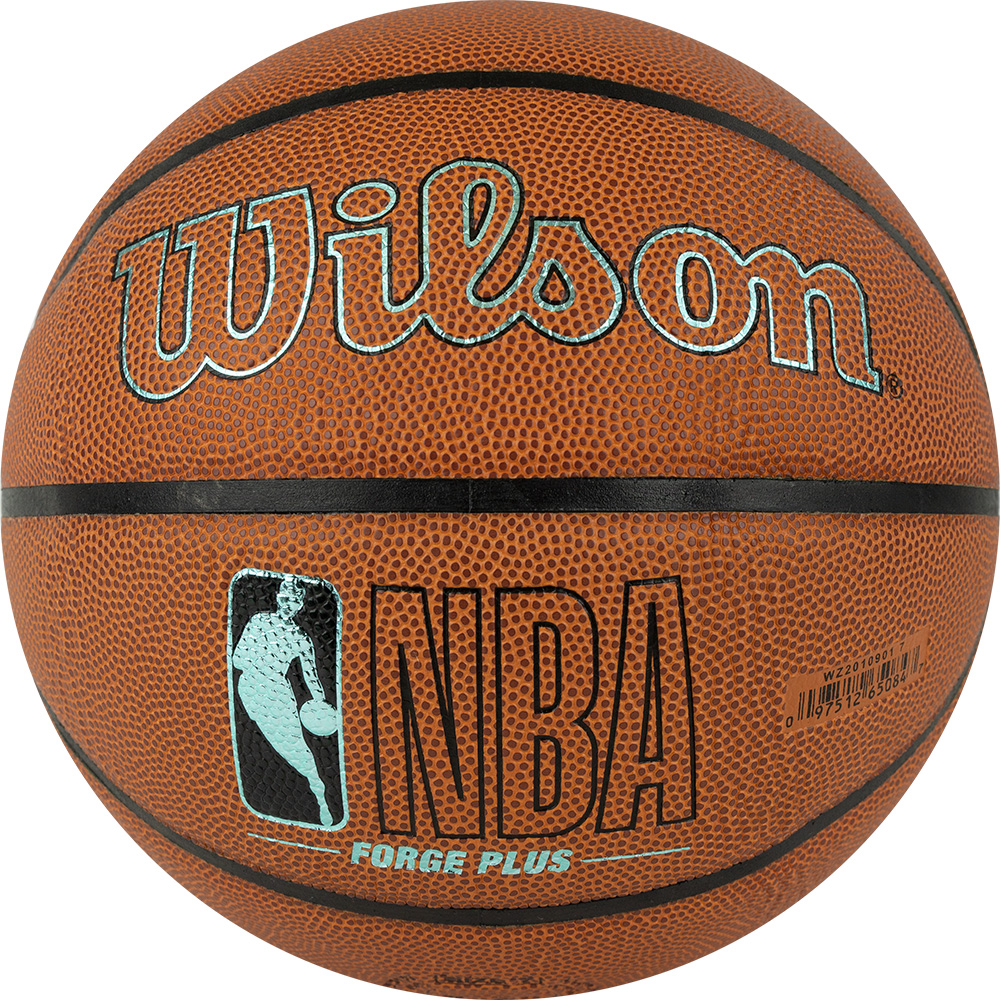 Мяч баск. WILSON NBA Forge Plus Eco BSKT, WZ2010901XB6, р.6, PU, бутиловая камера, коричневый