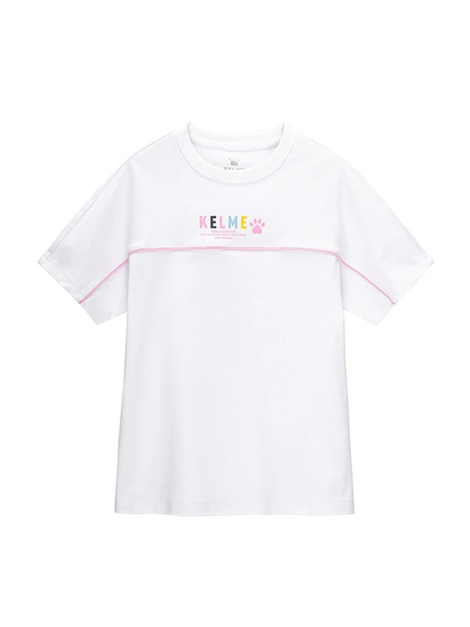 Футболка KELME Short Sleeve T-Shirt Kid White