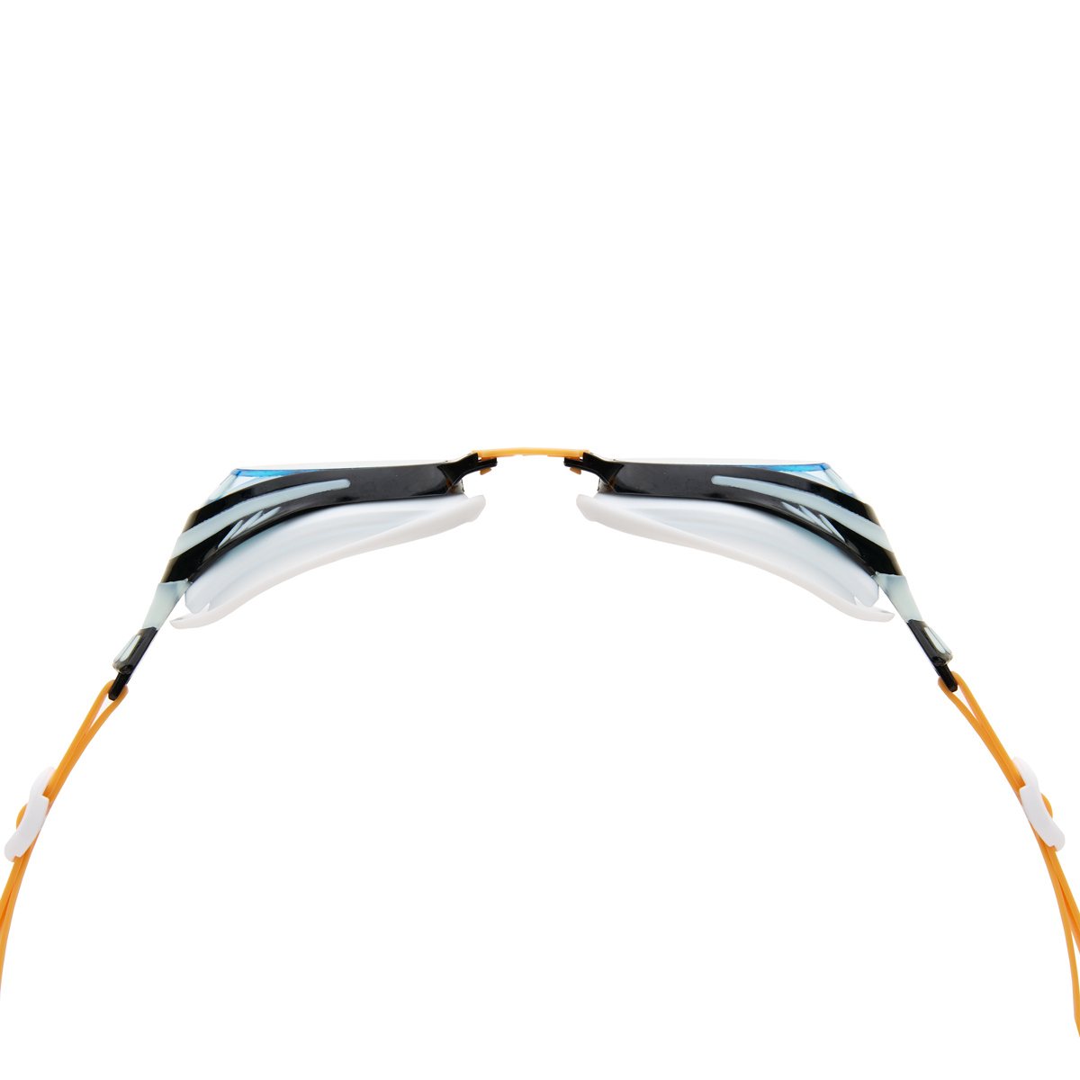 Очки детские для плав.TORRES Fish Kids, SW-32522OR, голубые.линзы,бело-ч.оправа, раздв. рег.ремешок