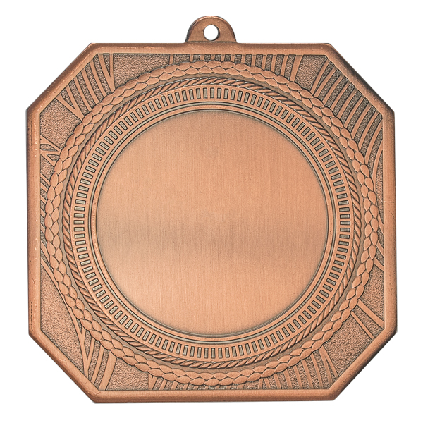 Медаль Dmz 91-90/B (80х80 мм, D-50мм, s-3мм)