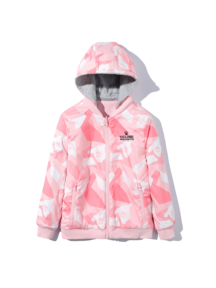 Детская куртка KELME Girls Wear Jackets On Both Sides Pink