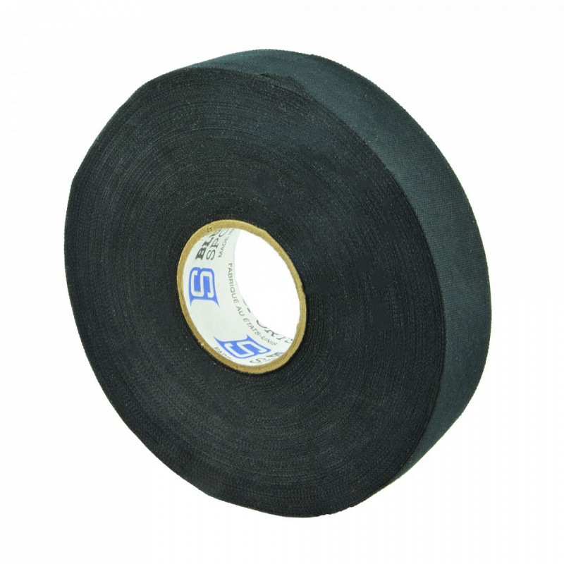 Лента хок. Blue Sport Tape Coton Black, 603308, ширина 24мм, длина 47м, черная