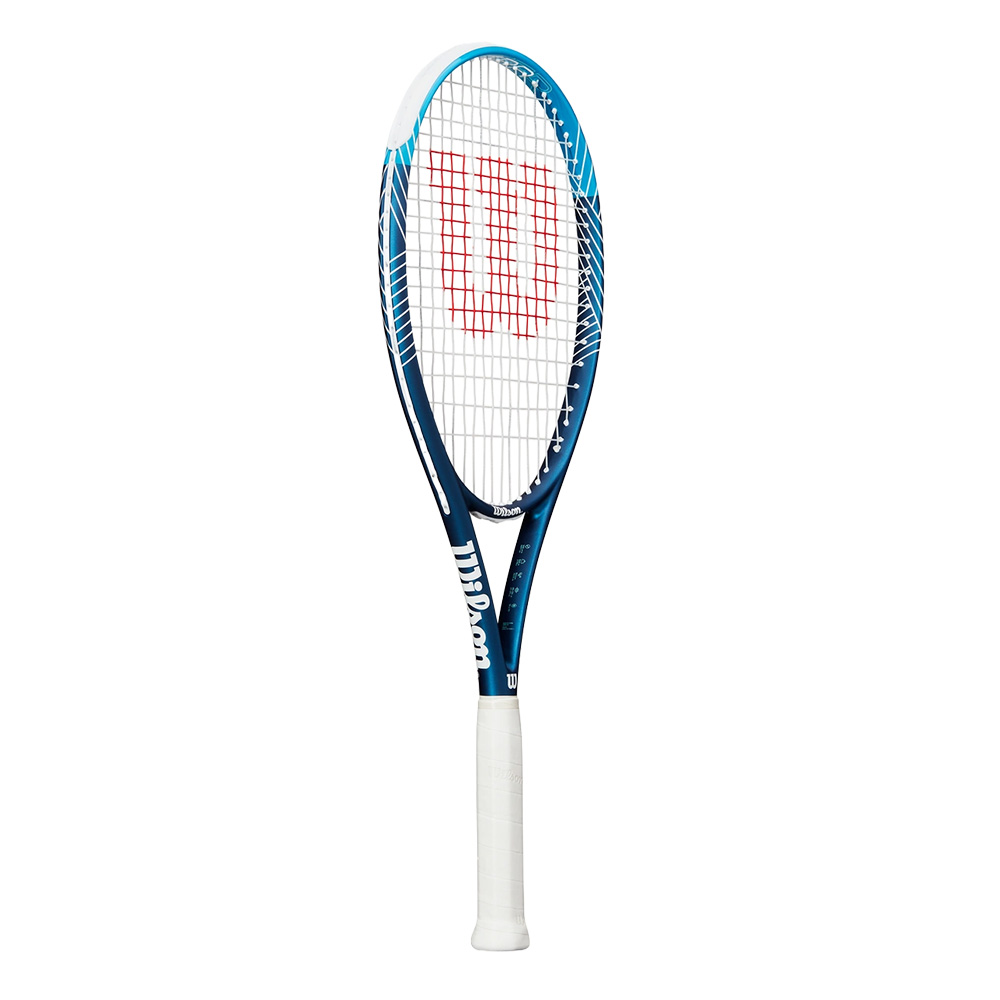 Ракетка б/т Wilson Ultra Power 105 Gr2, WR147010U2, для любит, композит, со струнами, темносин-бел