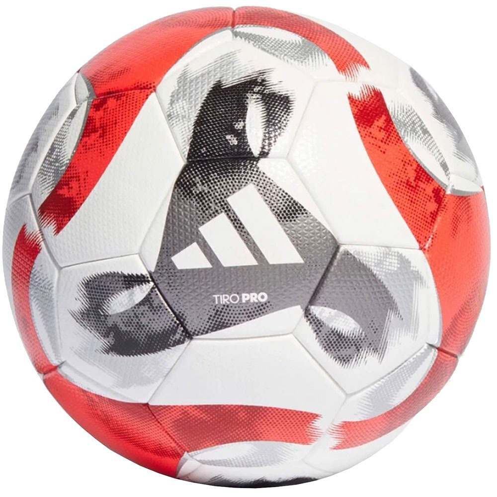 Мяч футб. ADIDAS Tiro Pro HT2428, р.5, FIFA Pro, 32 пан., ПУ, термосшивка, бело-красный