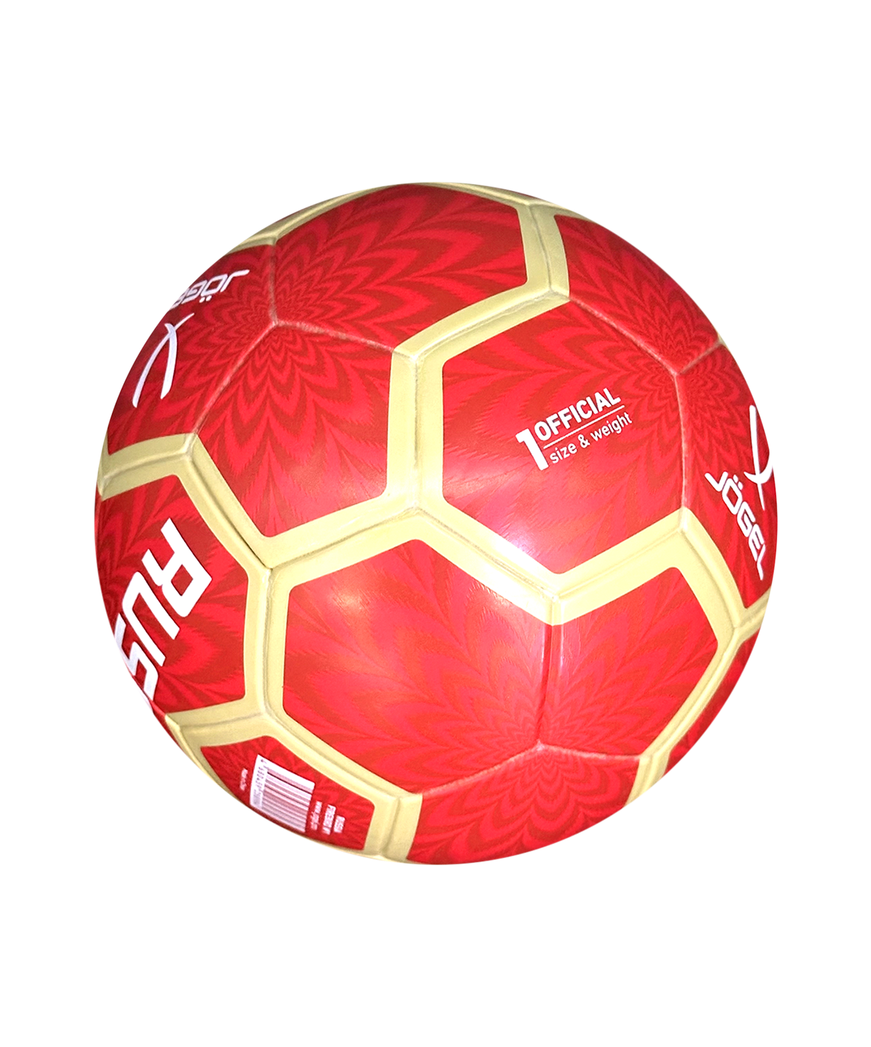 Мяч футбольный JOGEL Russia Firebird №1, размер 1