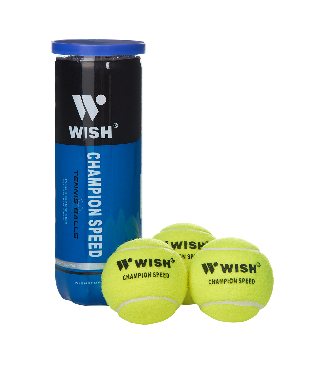 Мяч для большого тенниса WISH Champion Speed 610, 3 шт.