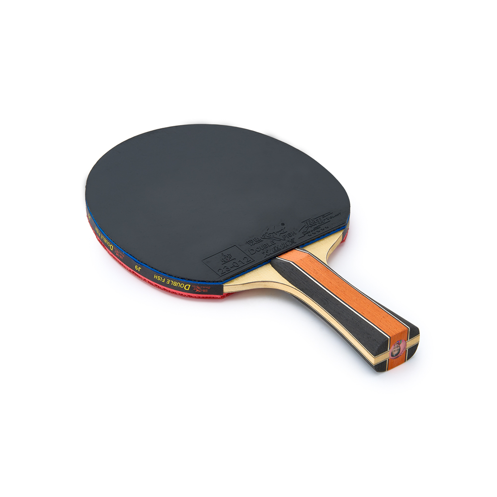 Ракетка для н/т DOUBLE FISH J9, для профессионалов, накладка 2.1 мм, конич. ручка + чехол