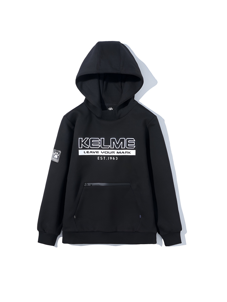 Детское худи KELME Boy's Hooded Sweatshirt Black
