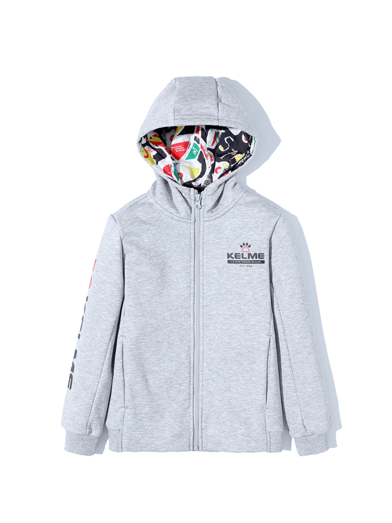 Детская толстовка KELME Boys Cardigan Sweater Grey