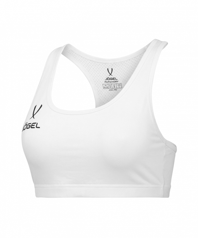 Бра тренировочное JOGEL DIVISION PerFormDRY Womens Top, белый, размер L