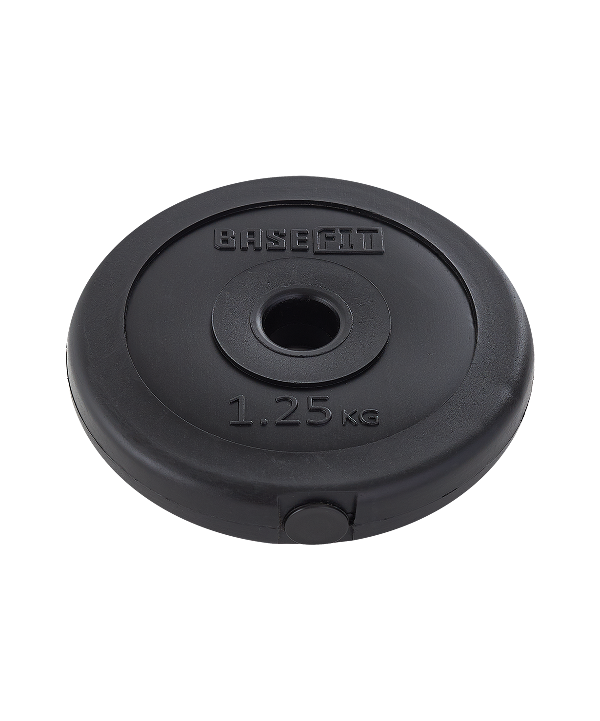Диск пластиковый BASEFIT BB-203 d=26 мм, черный, 1,25 кг
