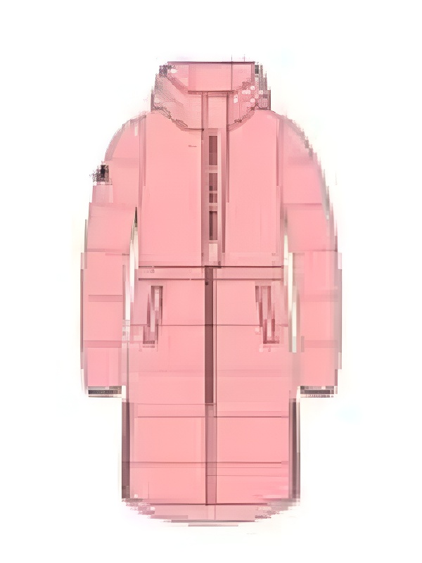 Детский пуховик KELME Girl's Mid-Length Down Jacket Pink