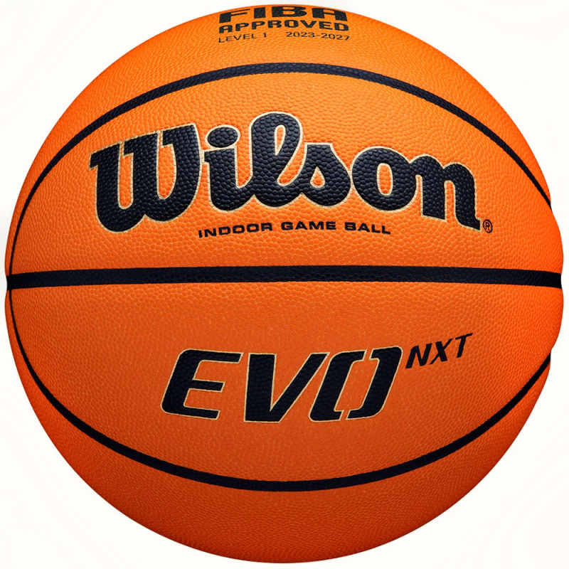 Мяч баск. WILSON Evo Nxt, WTB0965XB, р.7, FIBA Approved, микрофибра, бутил. камера, коричневый