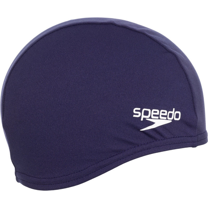 Шапочка для плав. SPEEDO Polyester Cap, 8-710080002, ТЕМНОСИНИЙ, полиэстер