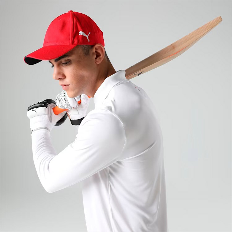 Бейсболка спорт. PUMA Liga Cap 02235601, 100% хлопок, красный