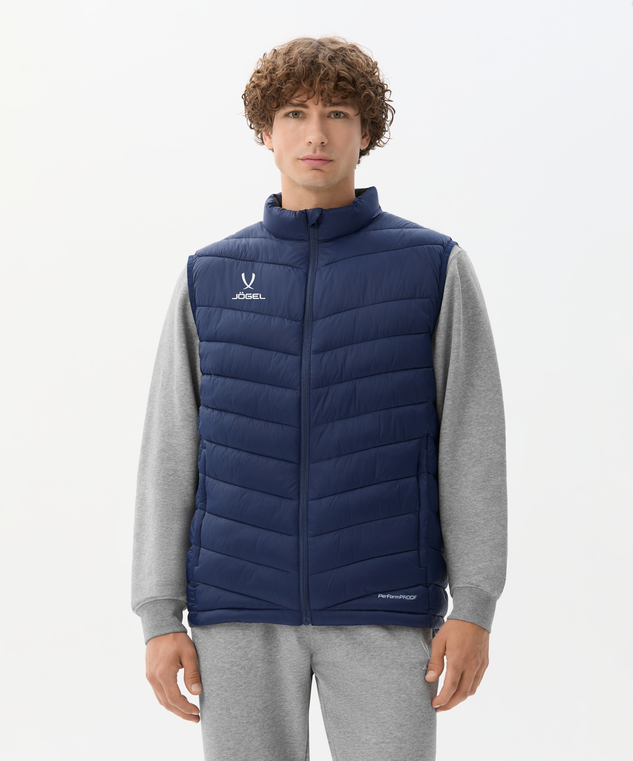 Жилет утепленный JOGEL ESSENTIAL PerFormPROOF Light Padded Vest, темно-синий, размер L