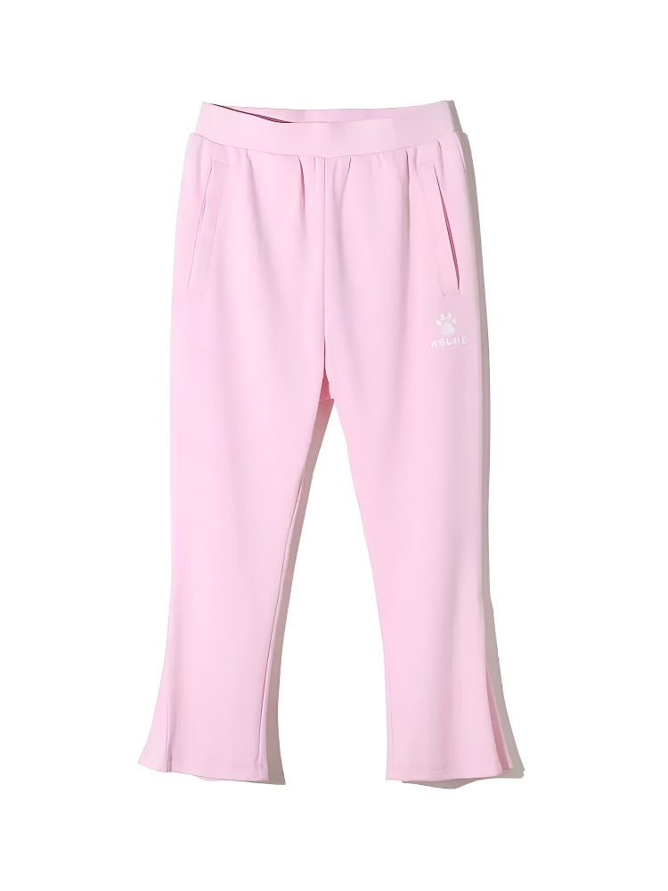 Детские брюки KELME Girl's Knitted Cropped Trousers Pink