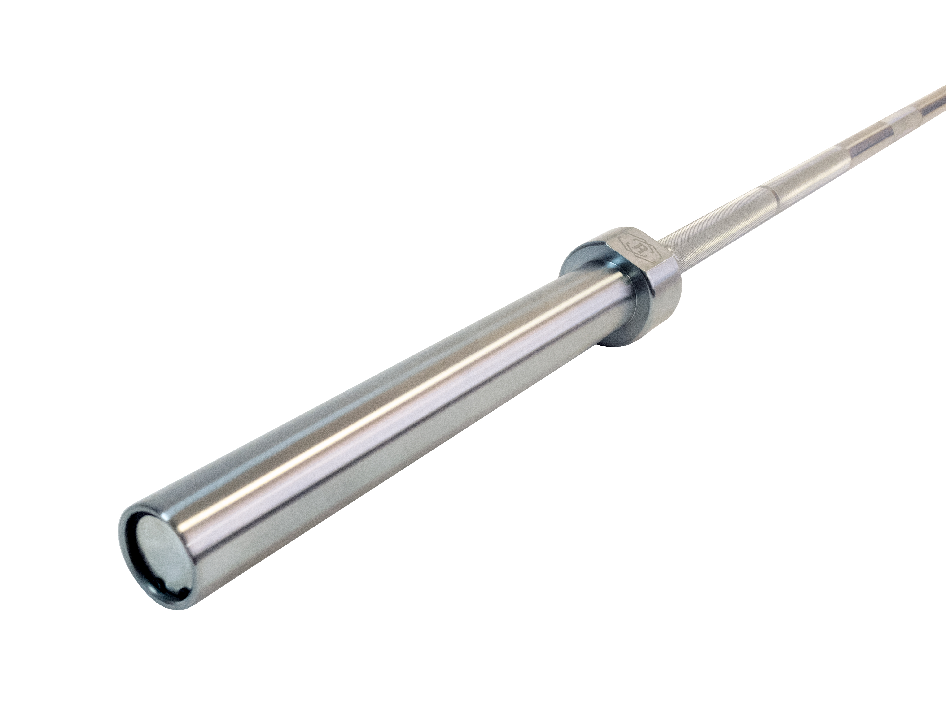 Гриф олимпийский прямой 86" с упорными подшипниками нагрузка до 456 кг REBEL