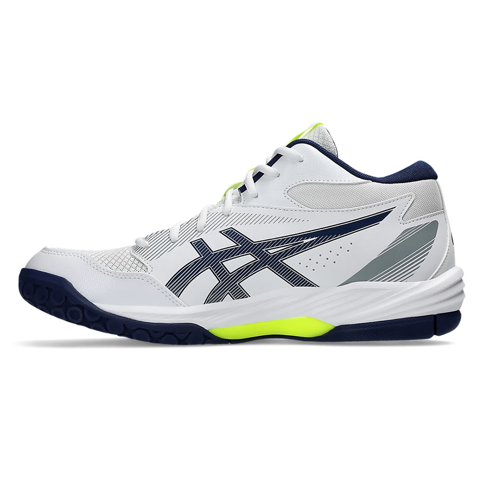 Кроссовки волейб. муж. ASICS Gel-Task MT 4 1071A102 100,р.8,5(рос.40.5),иск.кожа,текстиль,бело-синий