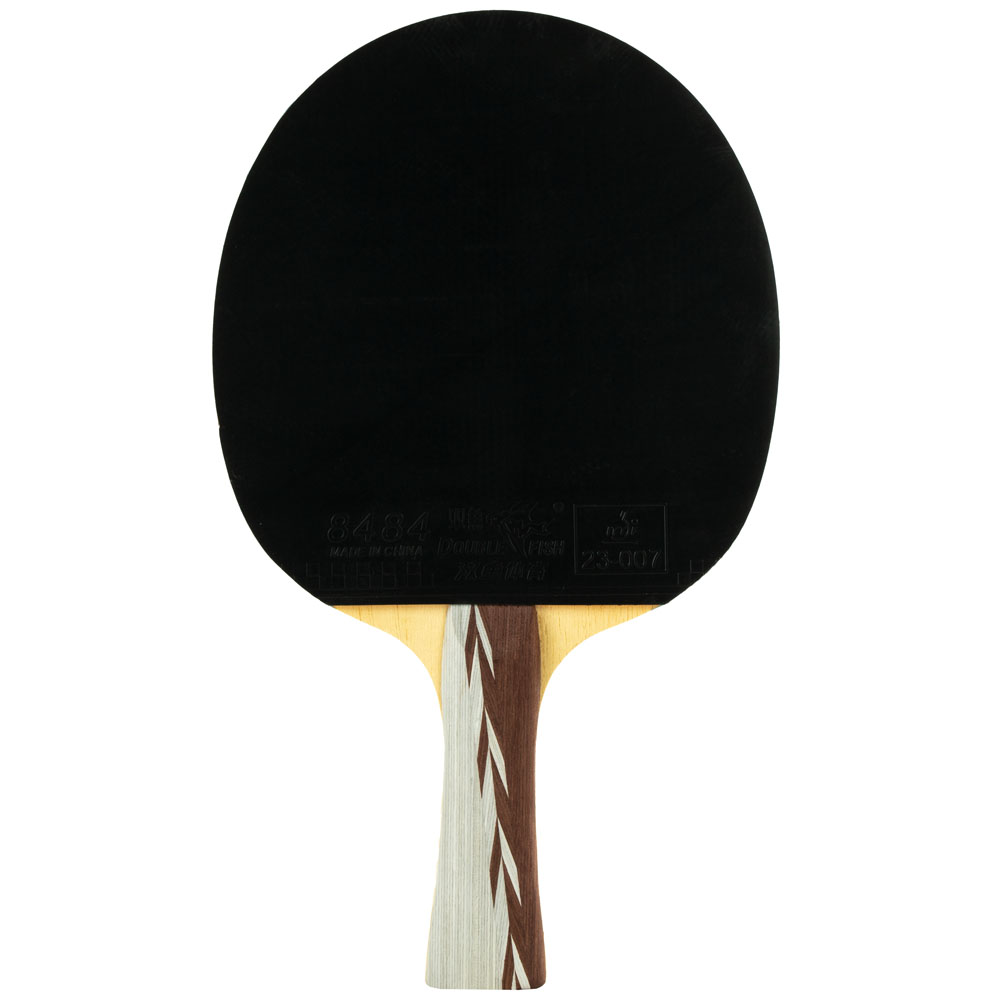 Ракетка для н/т DOUBLE FISH 5D-C, для тренировок, накладка 2 мм, конич. ручка + чехол