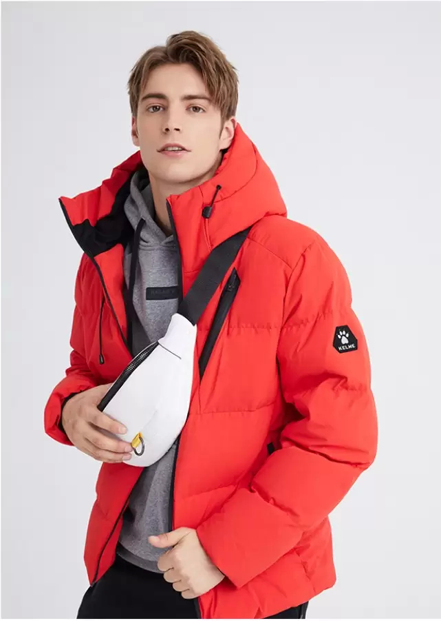 Пуховик KELME Men's Down Jacket Red